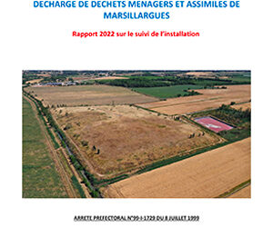 Rapport décharge réhabilitée de Marsillagues 2022